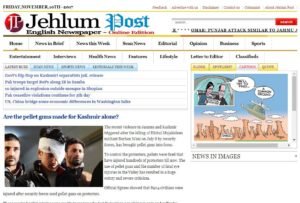 Jehlum Post News Website Dhanviservices Dhanvi Services