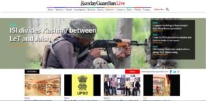 Sunday Guardian News Website Dhanviservices Dhanvi Services