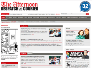 The Afternoon Despatch And Courior News Website Dhanviservices Dhanvi Services