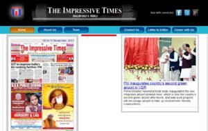 The Impressive Times News Website Dhanviservices Dhanvi Services