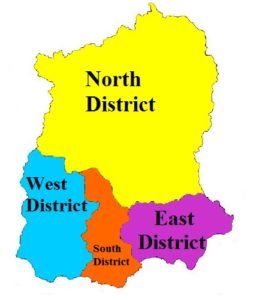 Sikkim State Map And Districts Map Dhanviservices Dhanvi Services