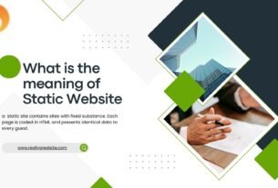 What is the meaning of Static Website and Explain In Brief